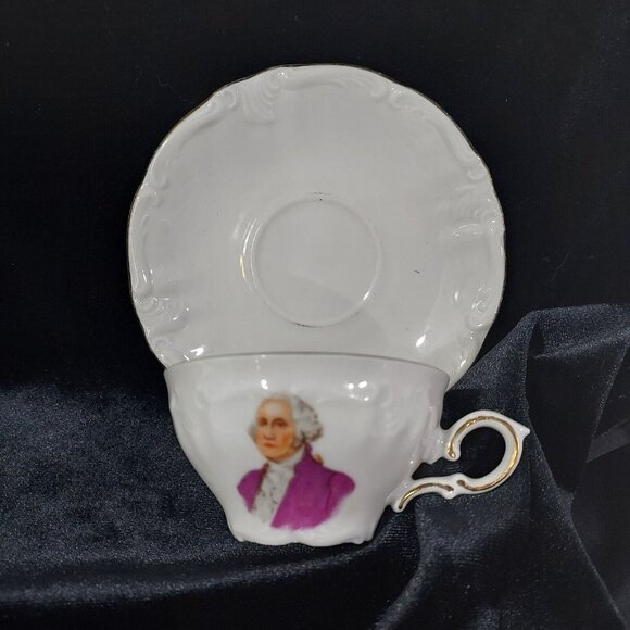 Royal Heidelberg Other - Royal Heidelberg Winterling George Washington Demitasse Set Germany
